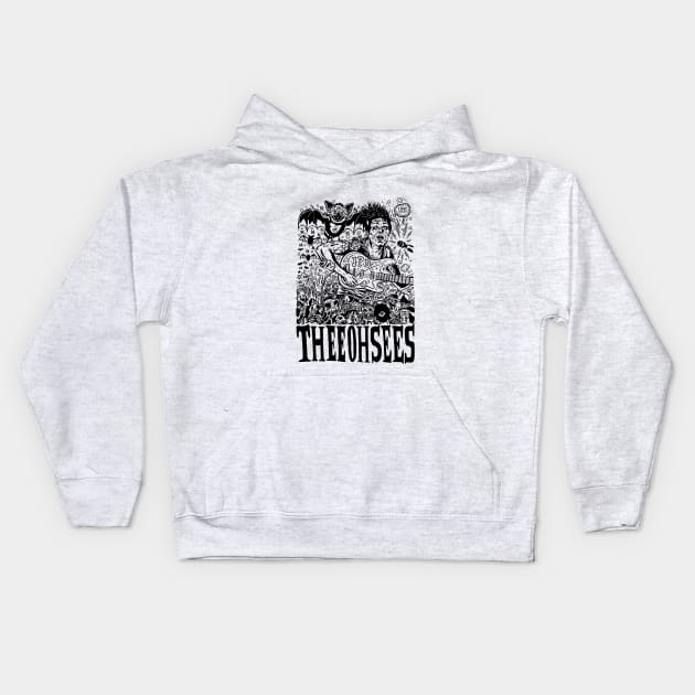 Thee oh sees Help Kids Hoodie by malditxsea